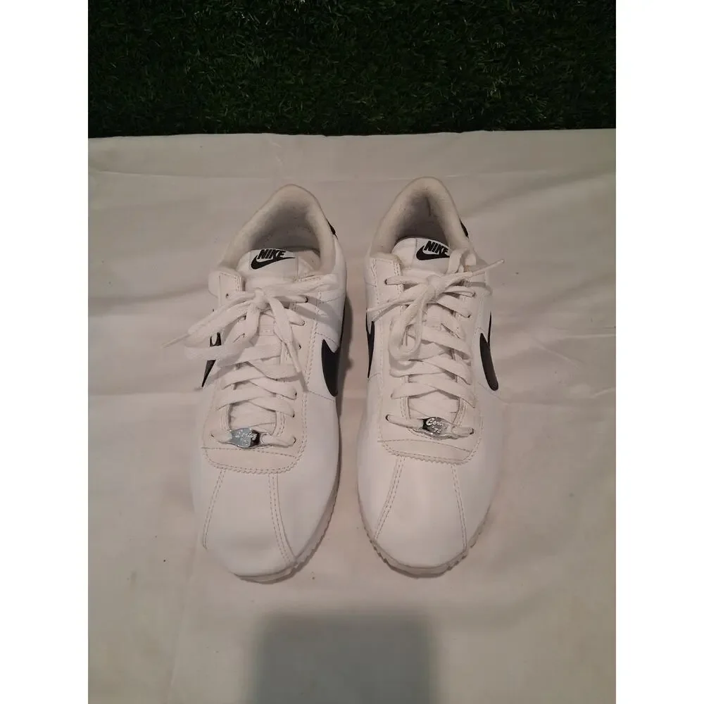 Nike Cortez Basic Leather White Black Classic Men's Shoes Size 8 819719-100